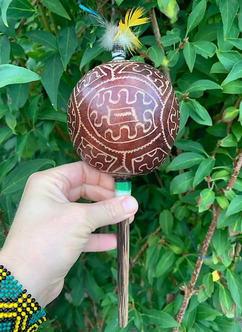 Amazon Shipibo Jungle Rattle