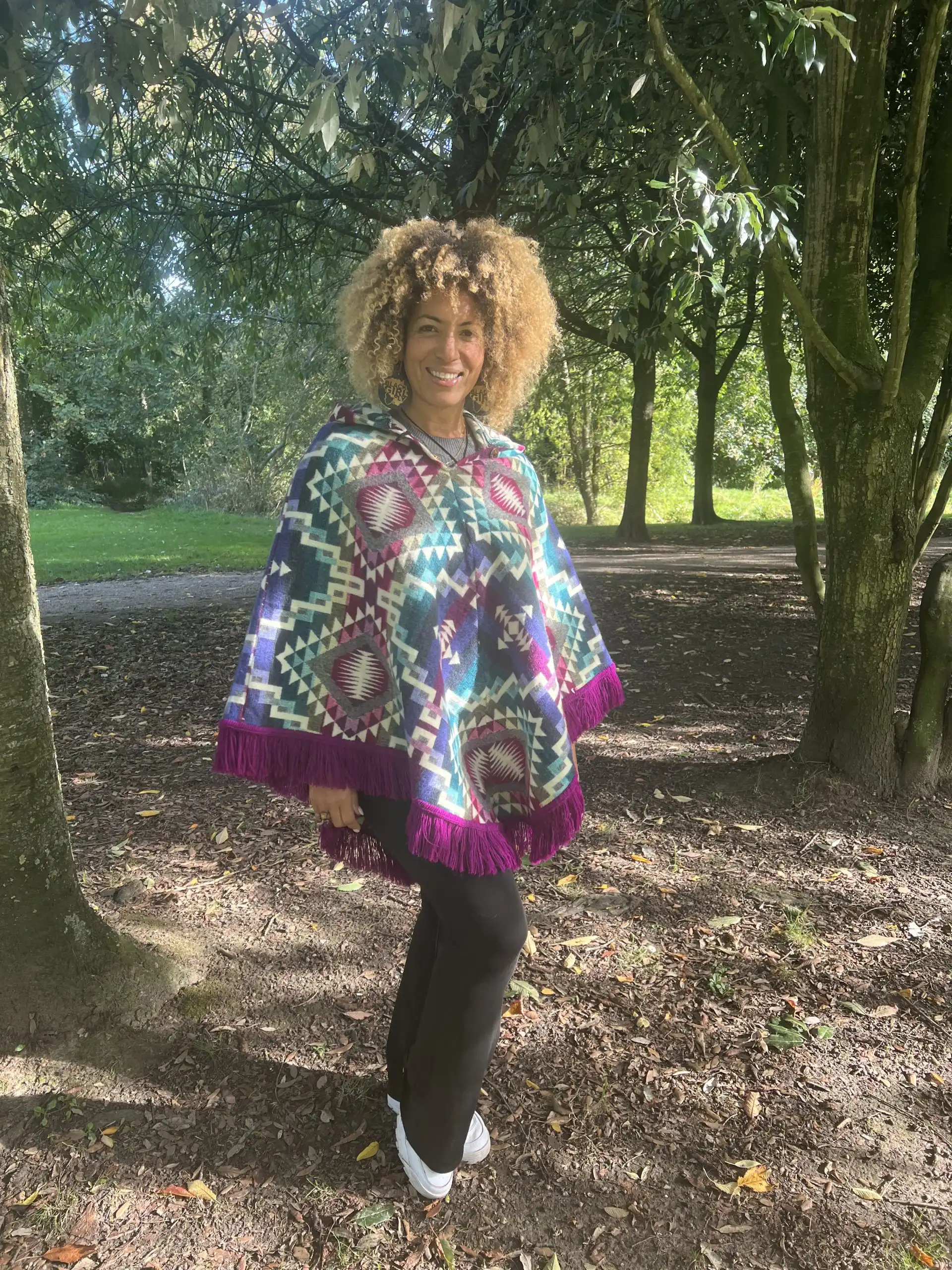 Peruvian Alpaca Poncho