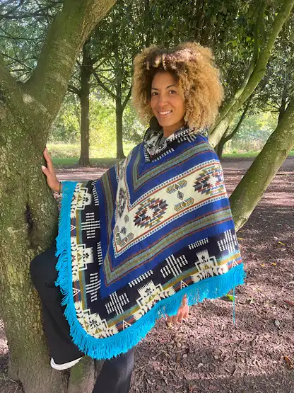 Peruvian Alpaca Poncho312e