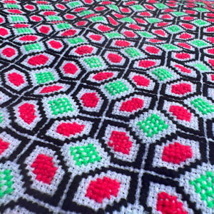 Square Shipibo Textile