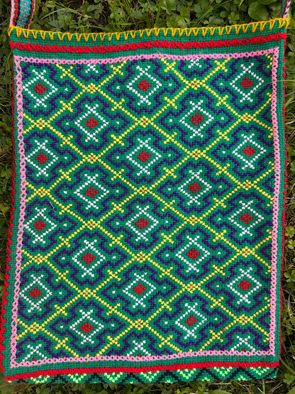 Green Shipibo Bag