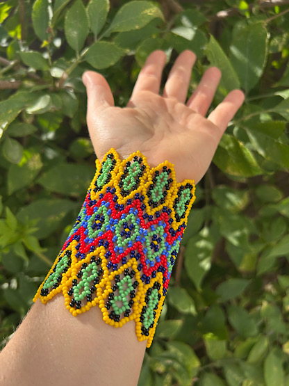 Yawanawá Beaded Cuff - Special design