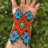 Yawanawa Cuff Special design - Blue