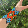 Yawanawa Cuff Special design - Blue