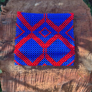 Yawanawá Cuff Blue & Red