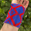 Yawanawá Cuff Blue & Red