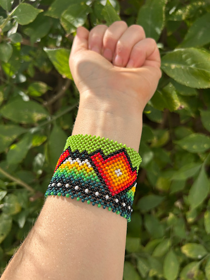 Noke Koî Half Cuff Green & Fire