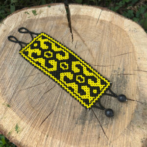 shipibo bracelet - yellow