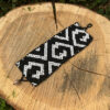 shipibo bracelet black & white