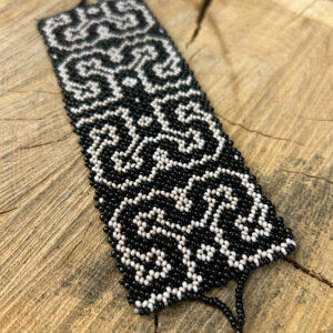 Shipibo Bracelet Black & silver