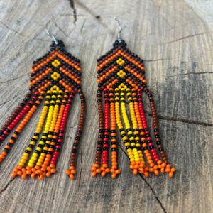 Noke Koî Orange Earrings