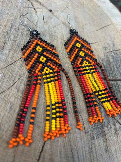Noke Koî Orange Earrings