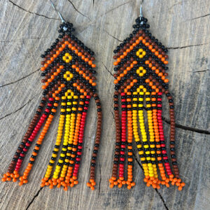 Noke Koî Orange Earrings