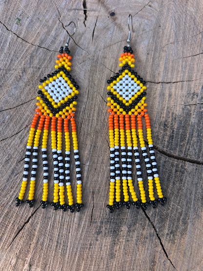 Noke Koî Yellow Earrings