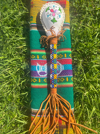 Maraca With Icaro Handle - Yellow