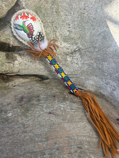 Maraca With Icaro Handle - Yellow