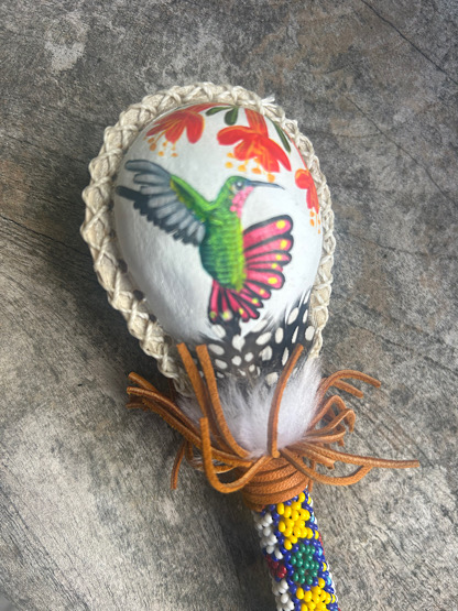 Maraca With Icaro Handle - Yellow