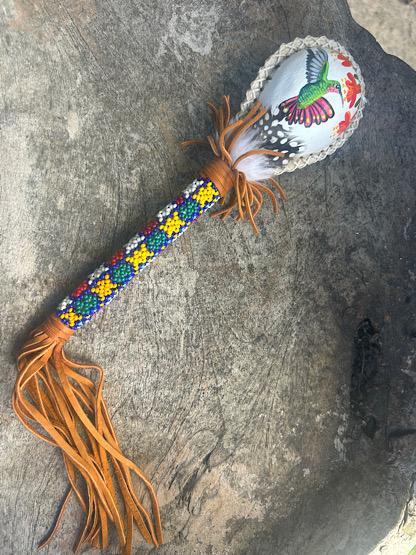 Maraca With Icaro Handle - Yellow