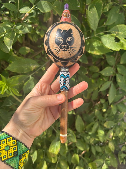 Jaguar Totem Rattle