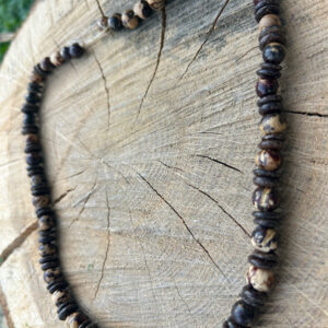 Açaí & coconut seed necklace