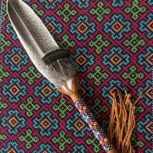 Shipibo Owl Smudge Feather