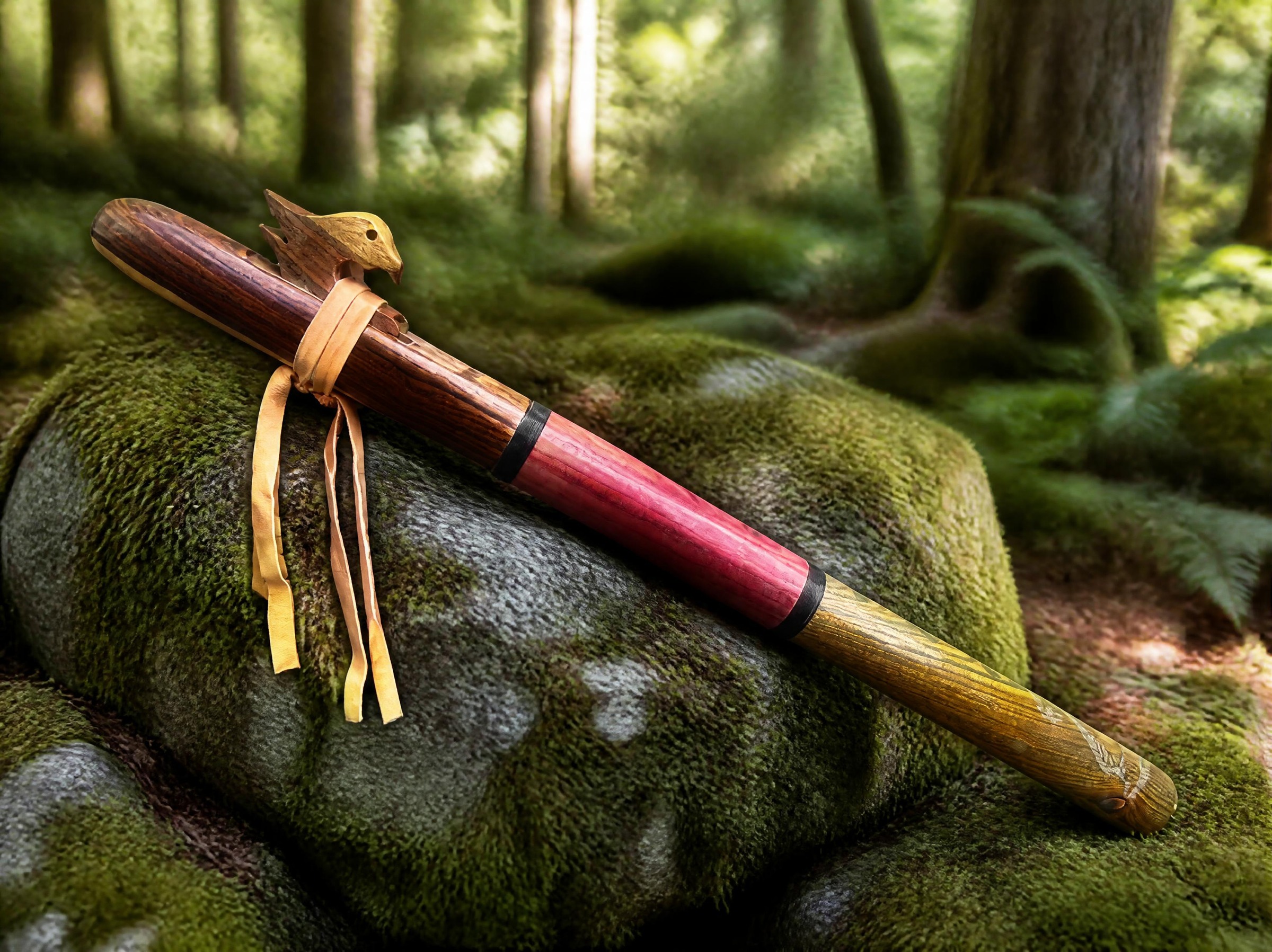 Trio Wood Peruvian Flute - Image 4