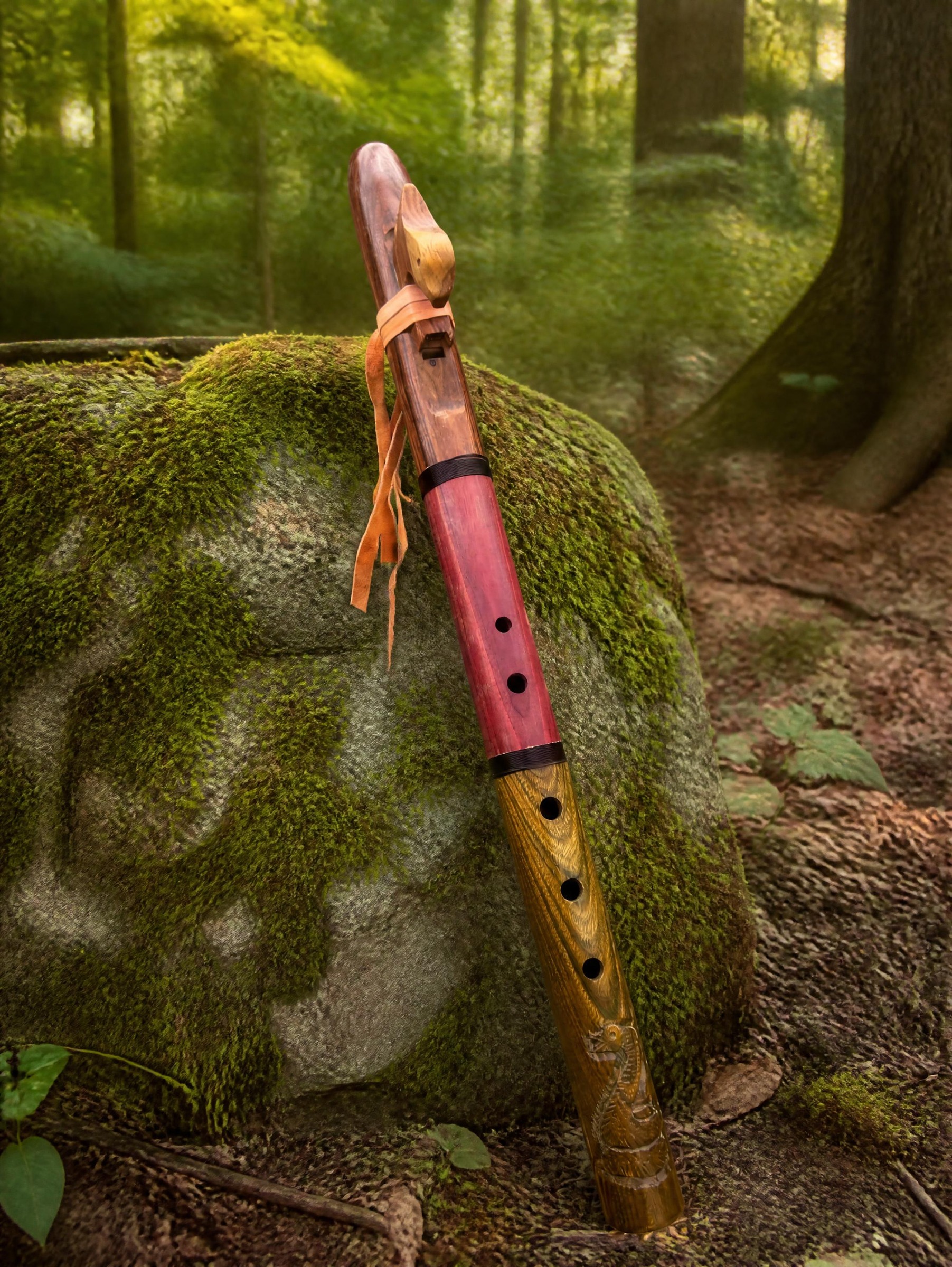 Trio Wood Peruvian Flute - Image 5