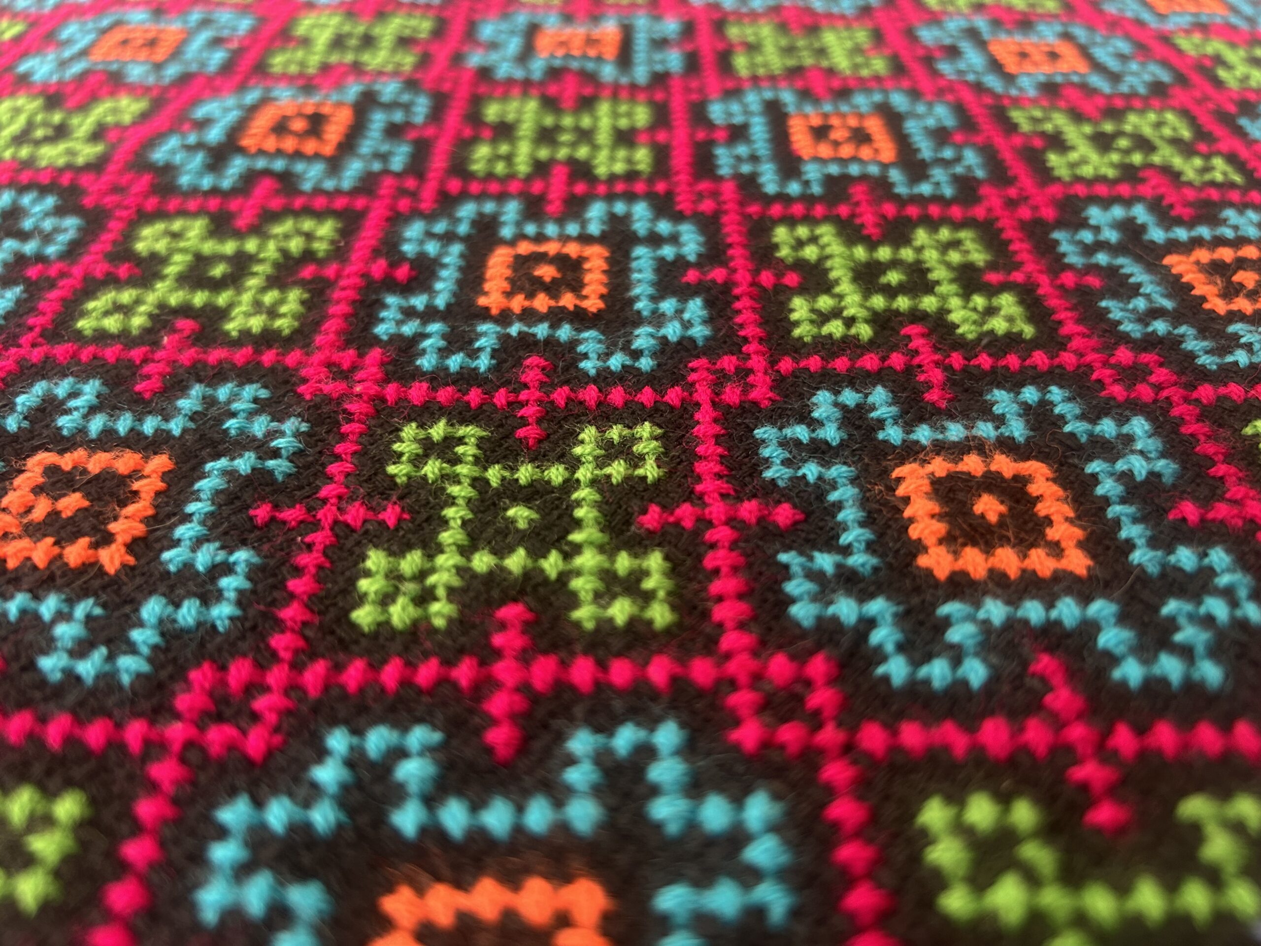 Small Square Shipibo Textile - Image 3