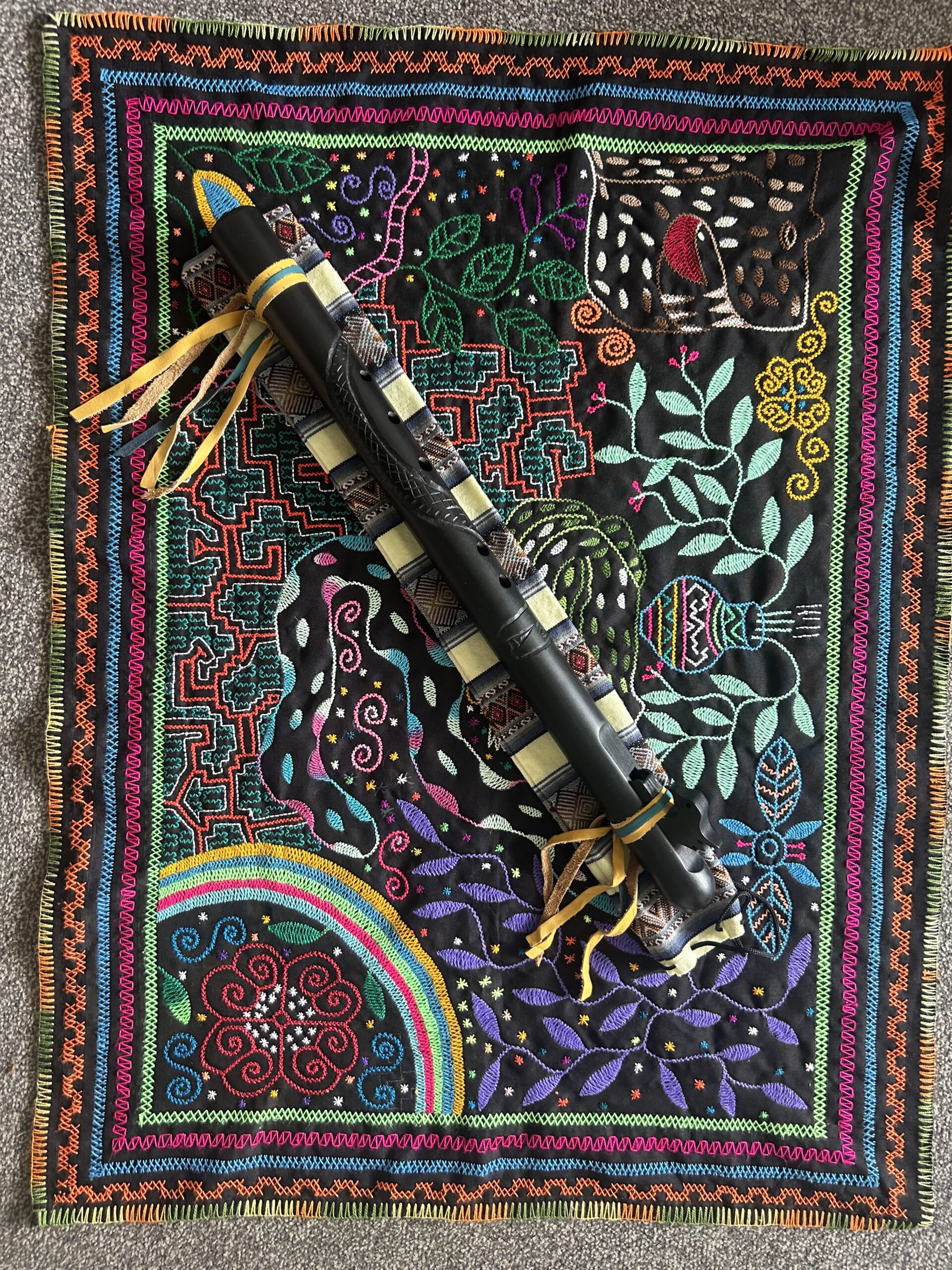 Sacred Jacaranda Peruvian Flute - Image 2