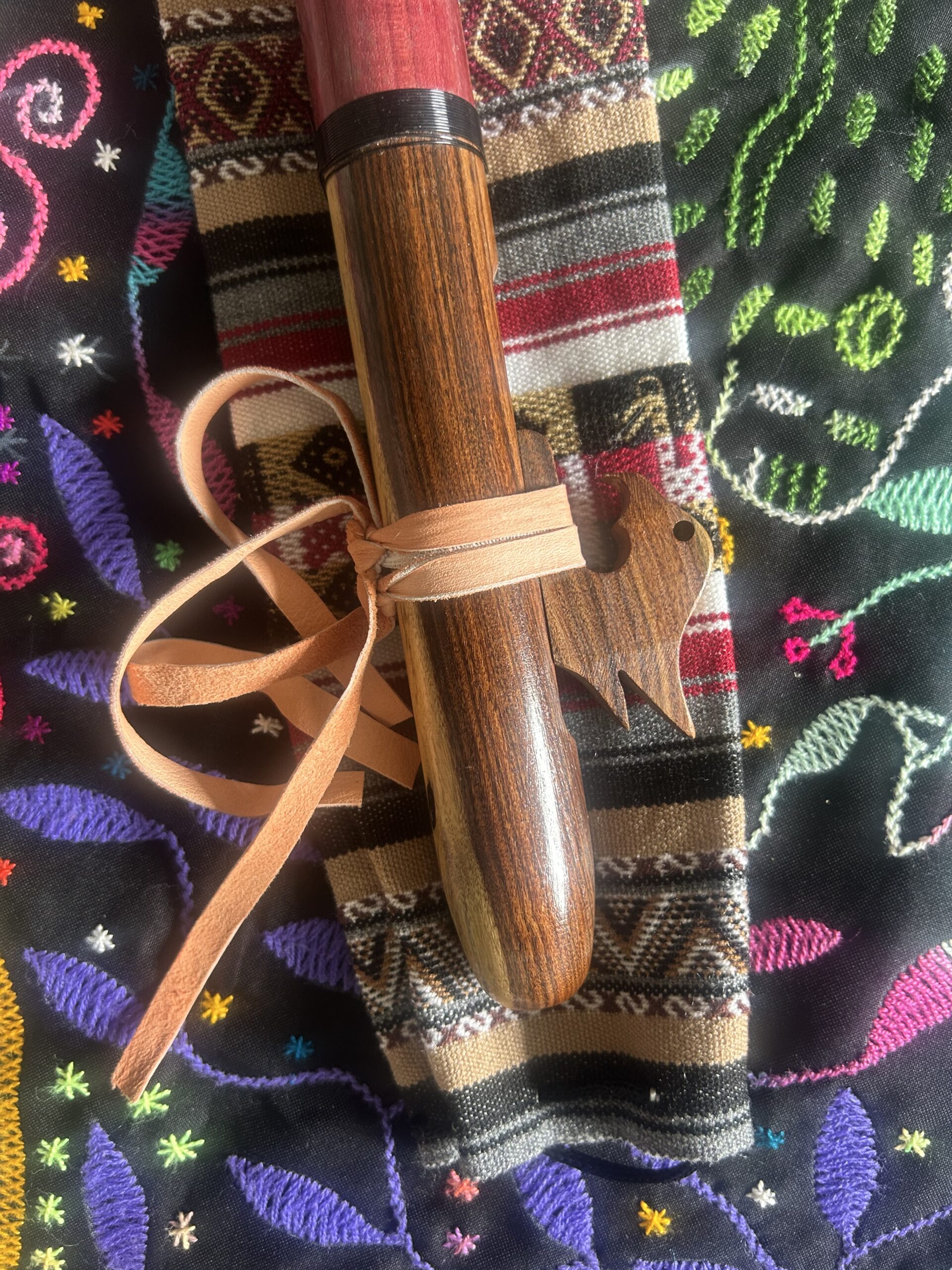 Trio Wood Peruvian Flute - Image 3